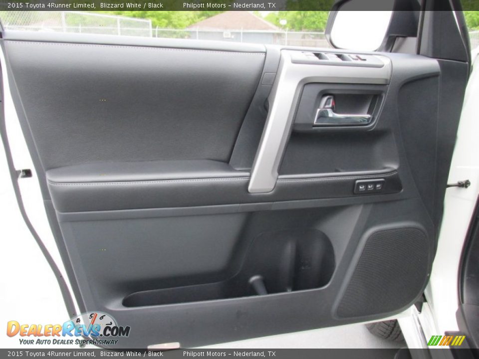 2015 Toyota 4Runner Limited Blizzard White / Black Photo #20