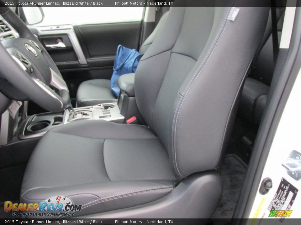 2015 Toyota 4Runner Limited Blizzard White / Black Photo #22