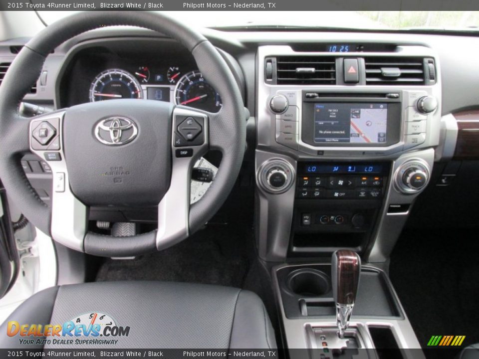 2015 Toyota 4Runner Limited Blizzard White / Black Photo #25