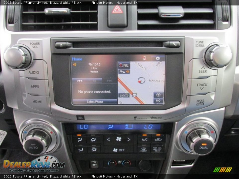 2015 Toyota 4Runner Limited Blizzard White / Black Photo #27