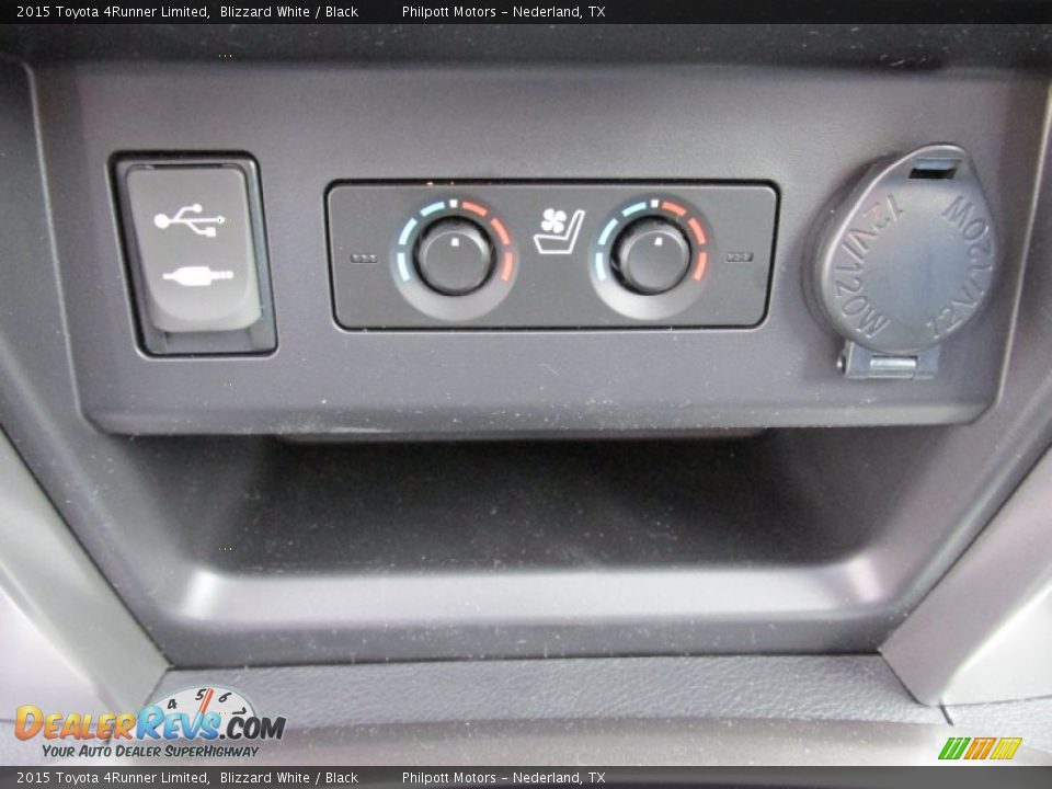 2015 Toyota 4Runner Limited Blizzard White / Black Photo #29