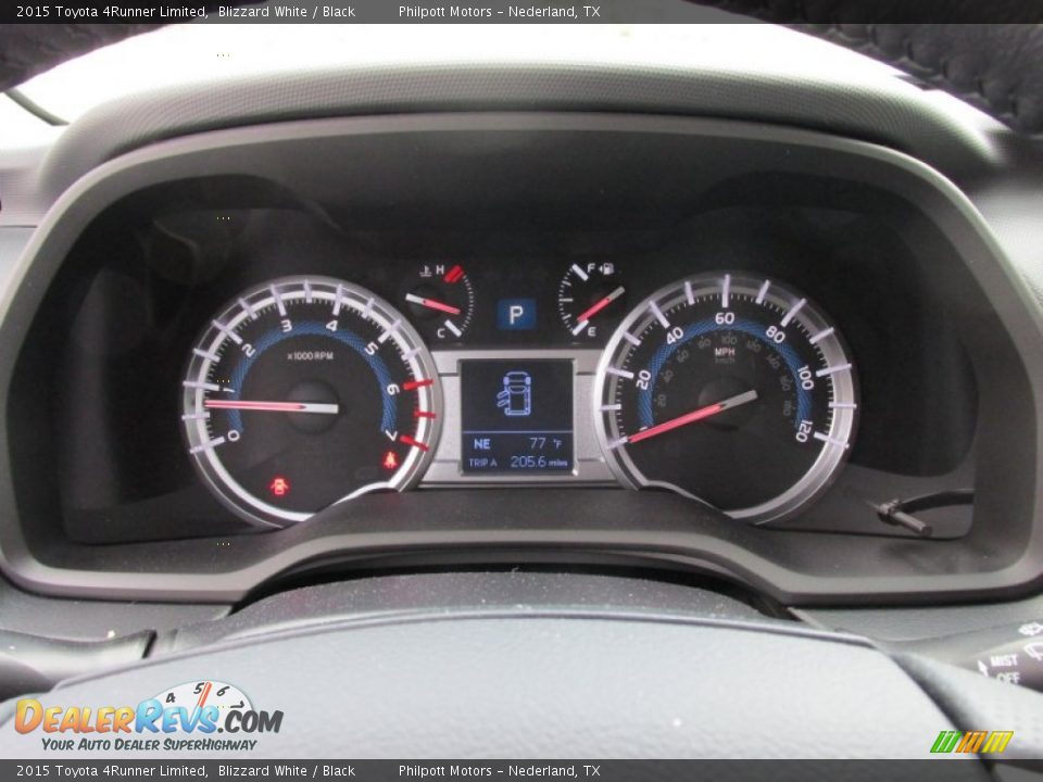2015 Toyota 4Runner Limited Blizzard White / Black Photo #34