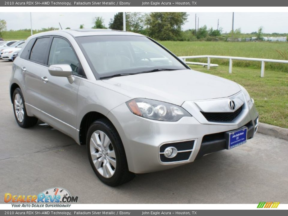 2010 Acura RDX SH-AWD Technology Palladium Silver Metallic / Ebony Photo #9