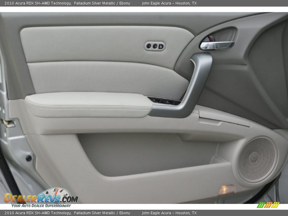 2010 Acura RDX SH-AWD Technology Palladium Silver Metallic / Ebony Photo #10