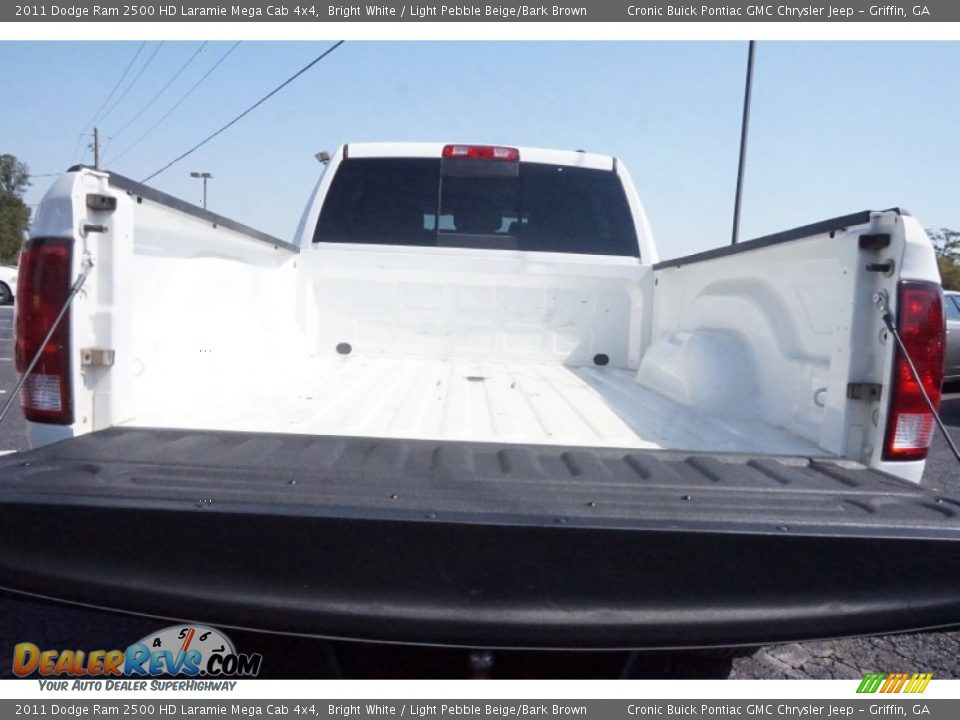 2011 Dodge Ram 2500 HD Laramie Mega Cab 4x4 Bright White / Light Pebble Beige/Bark Brown Photo #16