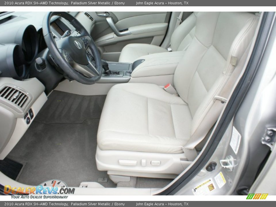 2010 Acura RDX SH-AWD Technology Palladium Silver Metallic / Ebony Photo #11