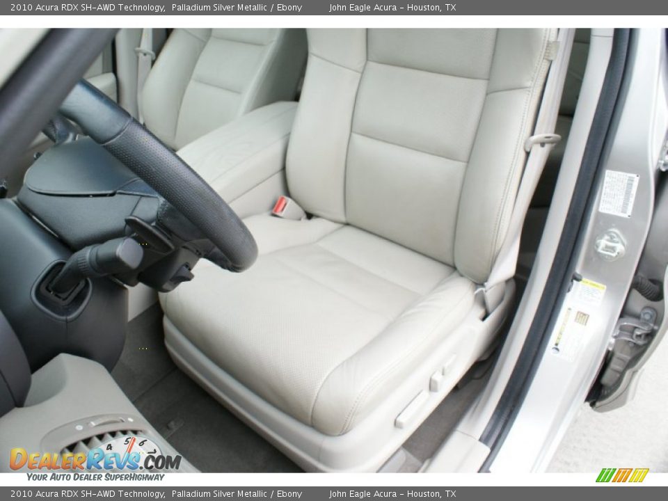 2010 Acura RDX SH-AWD Technology Palladium Silver Metallic / Ebony Photo #12