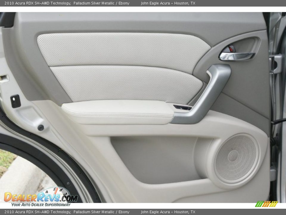 2010 Acura RDX SH-AWD Technology Palladium Silver Metallic / Ebony Photo #13
