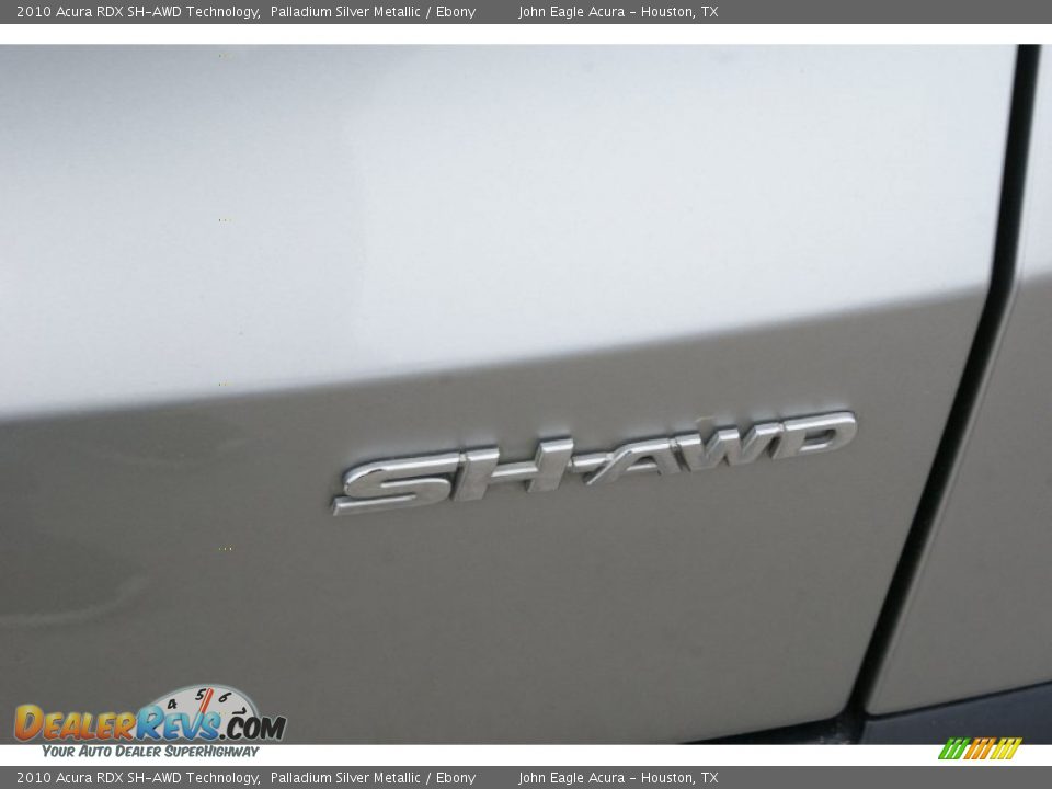 2010 Acura RDX SH-AWD Technology Palladium Silver Metallic / Ebony Photo #18