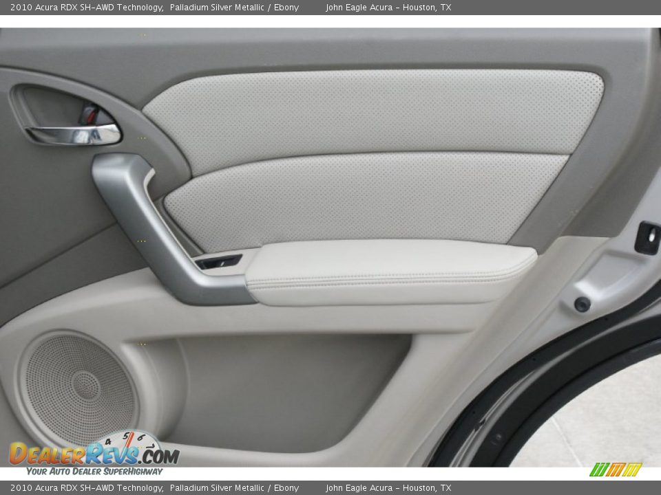 2010 Acura RDX SH-AWD Technology Palladium Silver Metallic / Ebony Photo #19