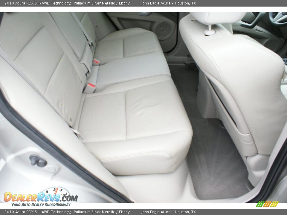 2010 Acura RDX SH-AWD Technology Palladium Silver Metallic / Ebony Photo #20