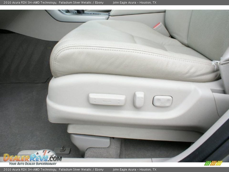 2010 Acura RDX SH-AWD Technology Palladium Silver Metallic / Ebony Photo #25