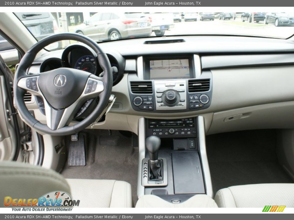 2010 Acura RDX SH-AWD Technology Palladium Silver Metallic / Ebony Photo #26