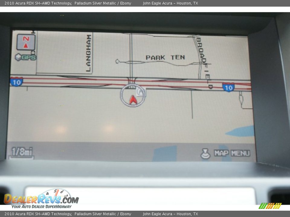 2010 Acura RDX SH-AWD Technology Palladium Silver Metallic / Ebony Photo #31