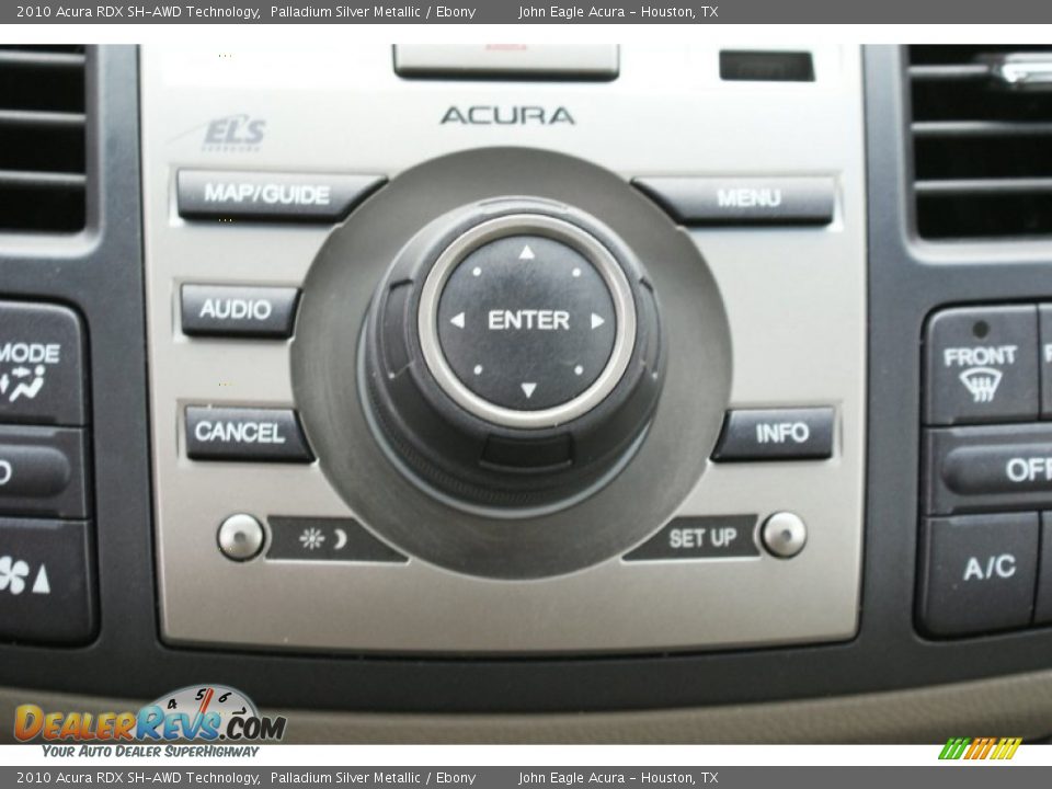 2010 Acura RDX SH-AWD Technology Palladium Silver Metallic / Ebony Photo #32