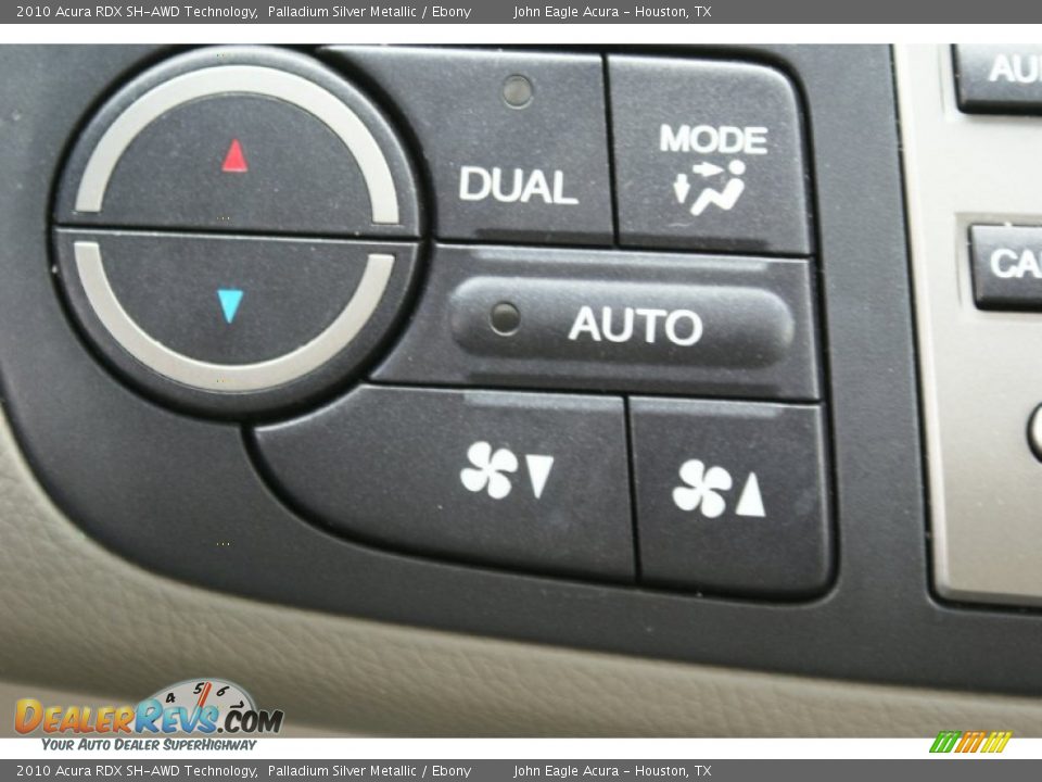 2010 Acura RDX SH-AWD Technology Palladium Silver Metallic / Ebony Photo #33