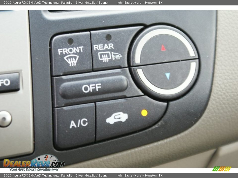 2010 Acura RDX SH-AWD Technology Palladium Silver Metallic / Ebony Photo #34