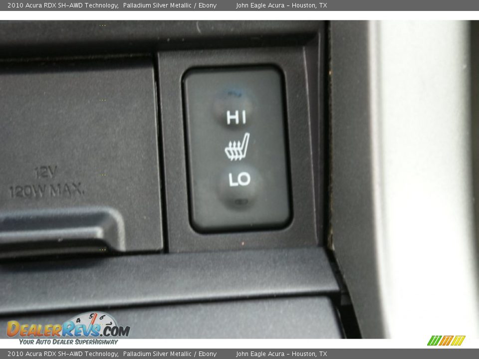 2010 Acura RDX SH-AWD Technology Palladium Silver Metallic / Ebony Photo #36
