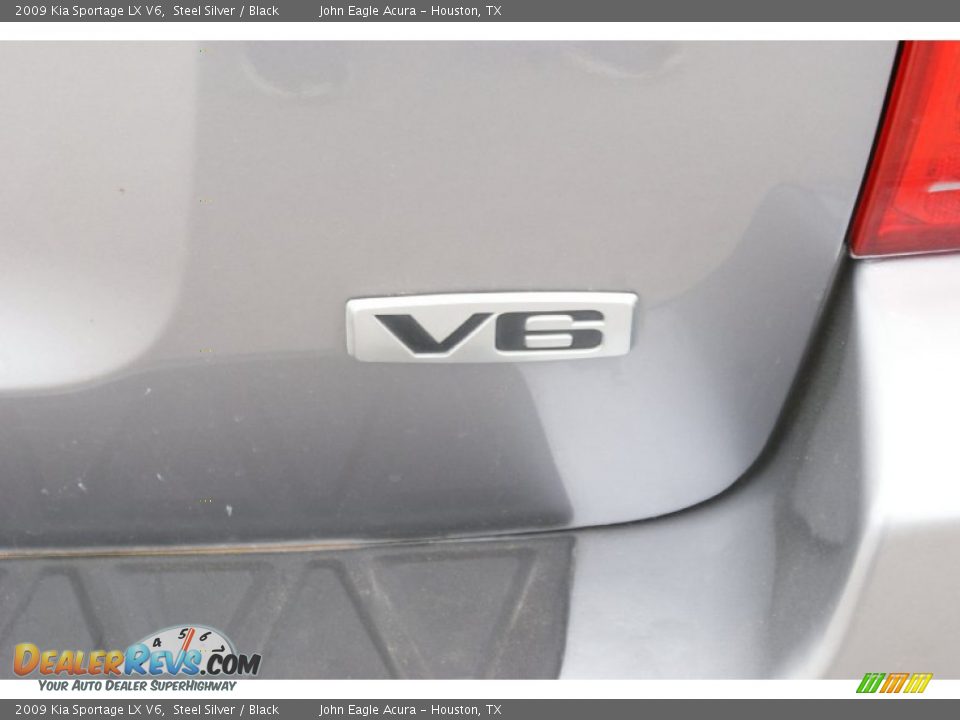 2009 Kia Sportage LX V6 Steel Silver / Black Photo #17