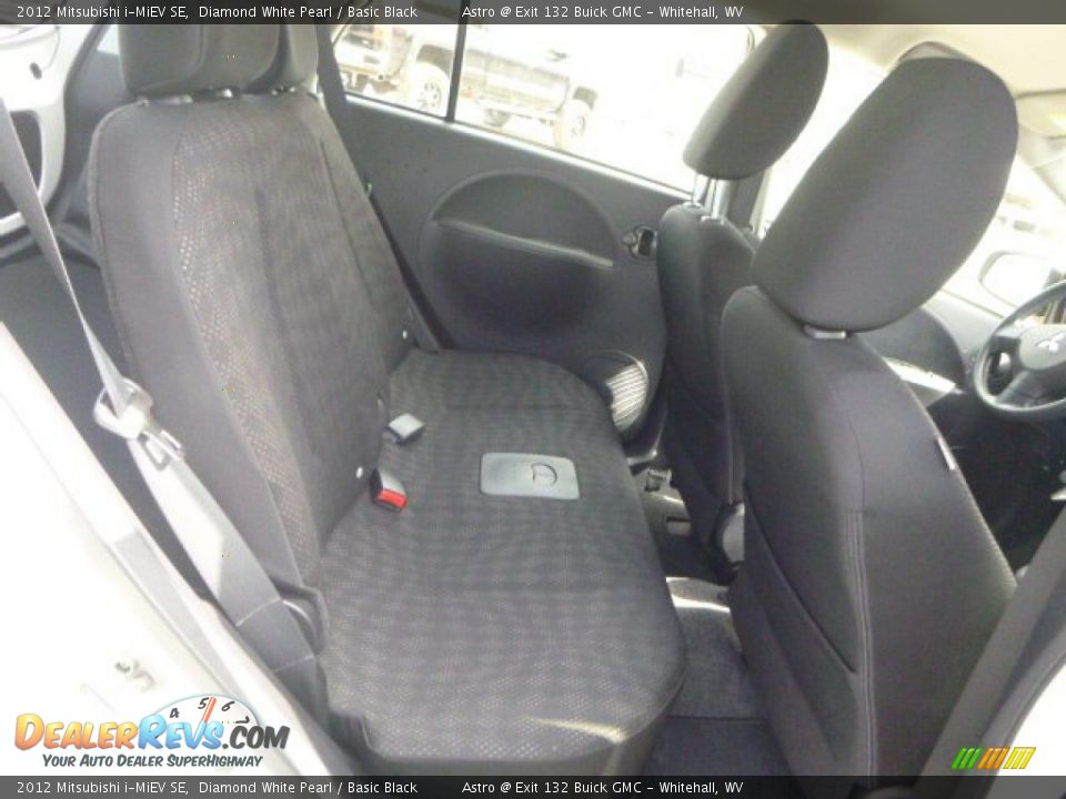 Rear Seat of 2012 Mitsubishi i-MiEV SE Photo #13