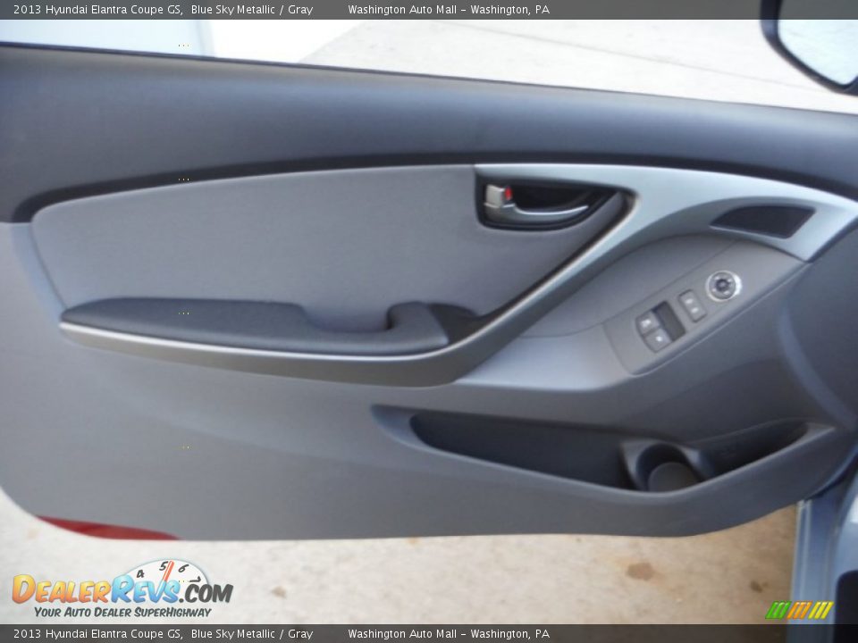 2013 Hyundai Elantra Coupe GS Blue Sky Metallic / Gray Photo #10