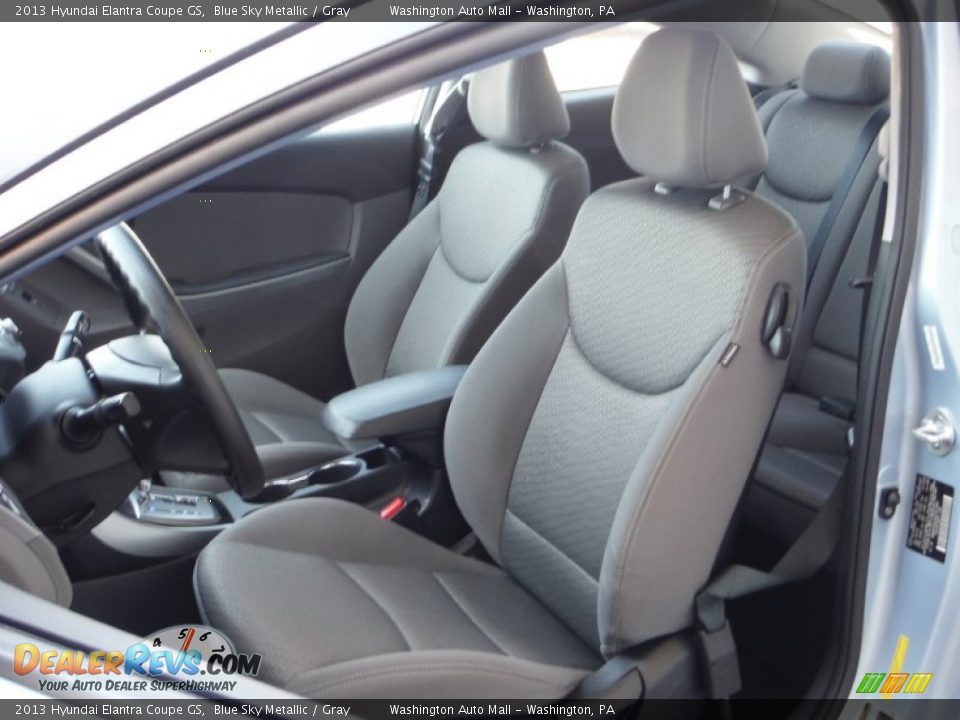 2013 Hyundai Elantra Coupe GS Blue Sky Metallic / Gray Photo #11