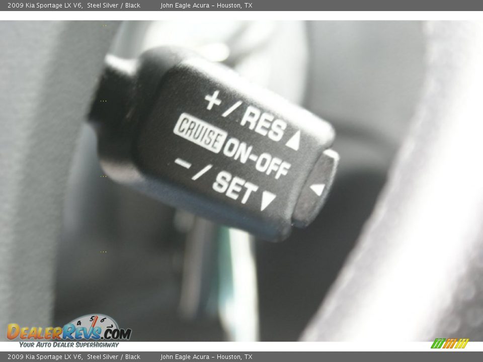 2009 Kia Sportage LX V6 Steel Silver / Black Photo #33