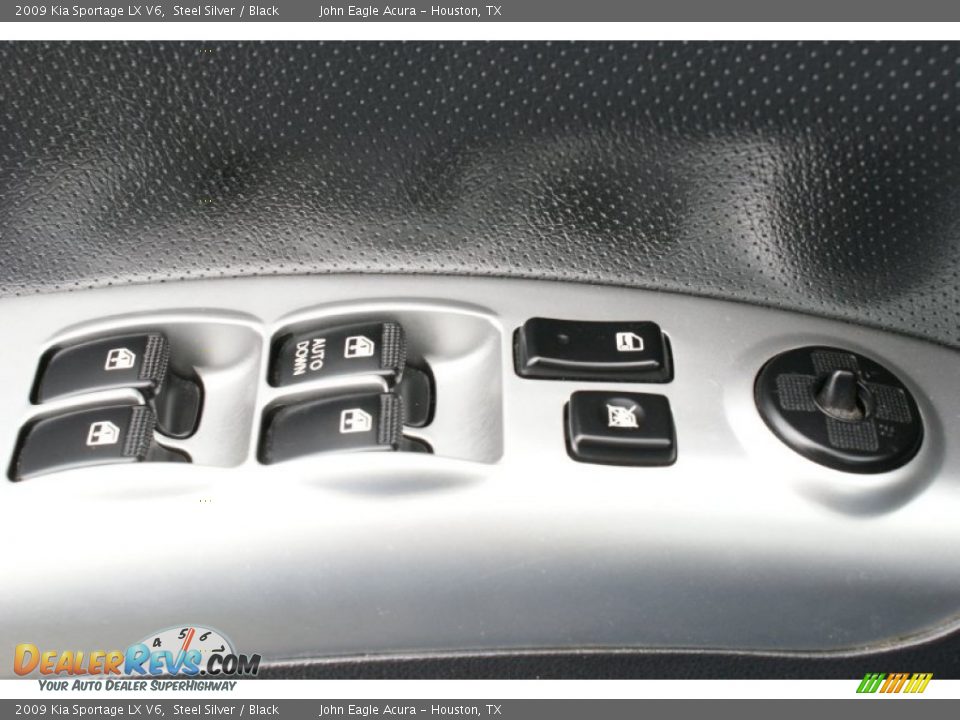 2009 Kia Sportage LX V6 Steel Silver / Black Photo #35