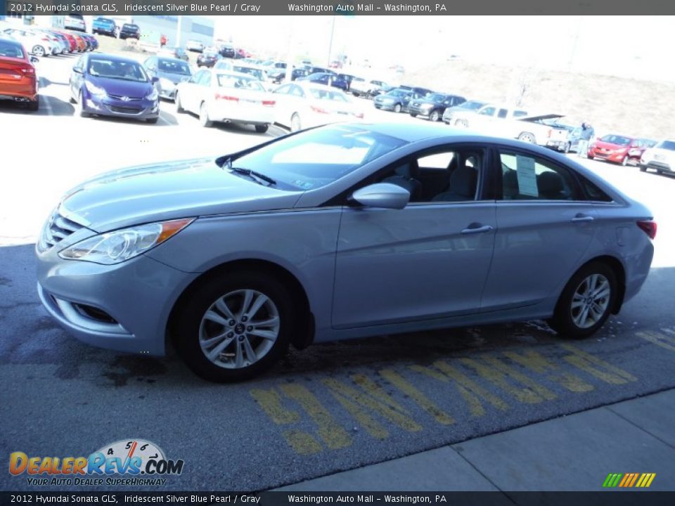 2012 Hyundai Sonata GLS Iridescent Silver Blue Pearl / Gray Photo #6