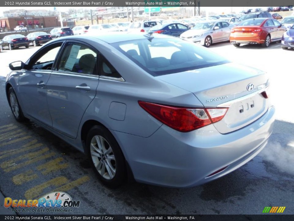 2012 Hyundai Sonata GLS Iridescent Silver Blue Pearl / Gray Photo #7