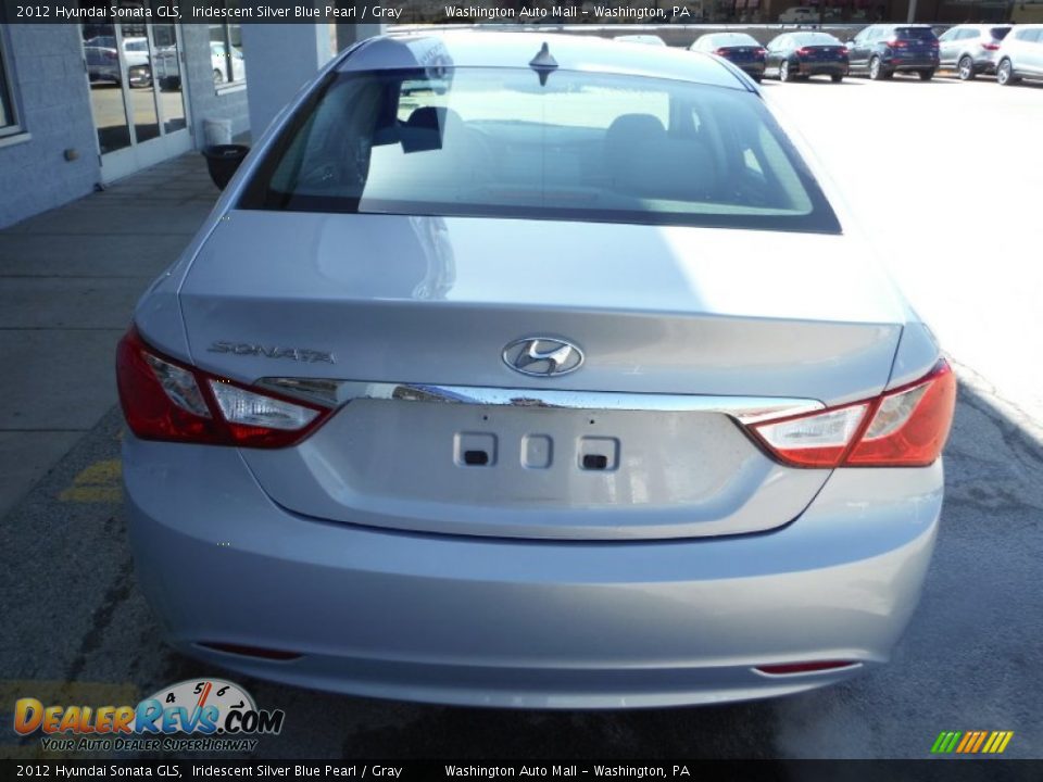 2012 Hyundai Sonata GLS Iridescent Silver Blue Pearl / Gray Photo #8