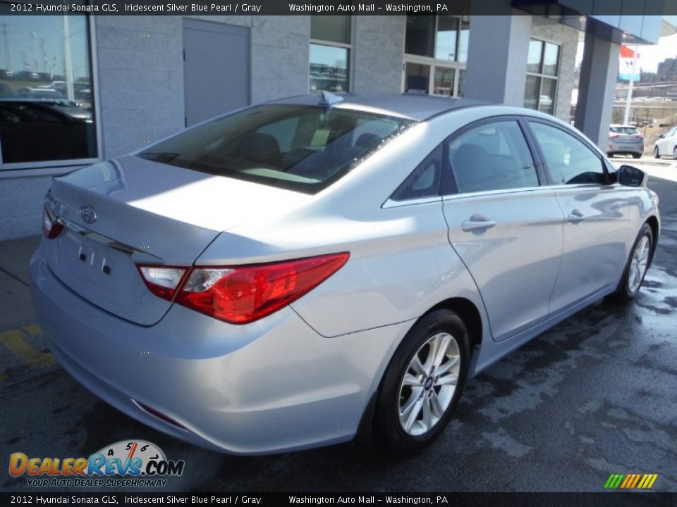 2012 Hyundai Sonata GLS Iridescent Silver Blue Pearl / Gray Photo #9