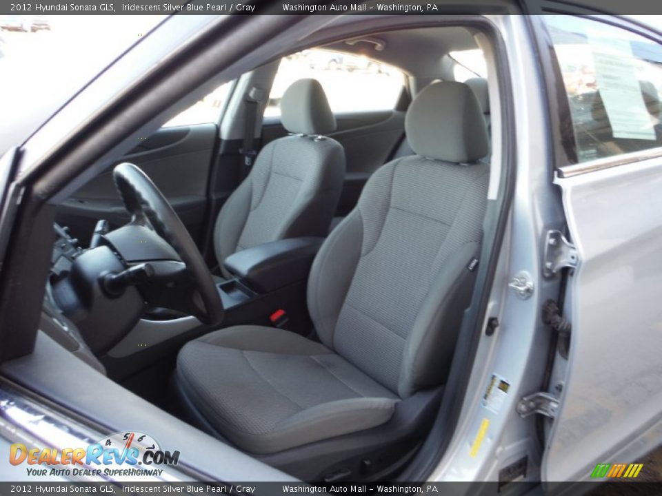 2012 Hyundai Sonata GLS Iridescent Silver Blue Pearl / Gray Photo #12