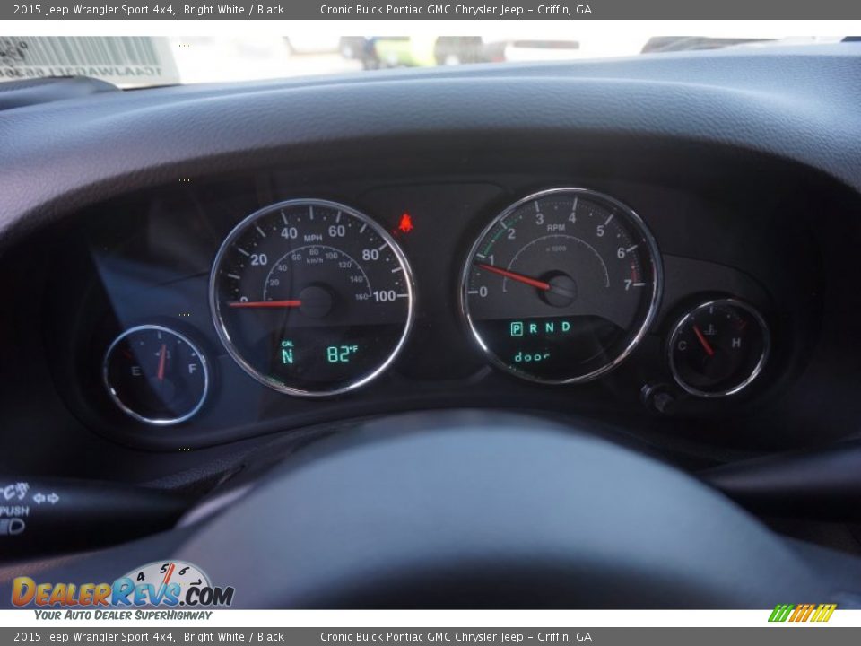 2015 Jeep Wrangler Sport 4x4 Bright White / Black Photo #14