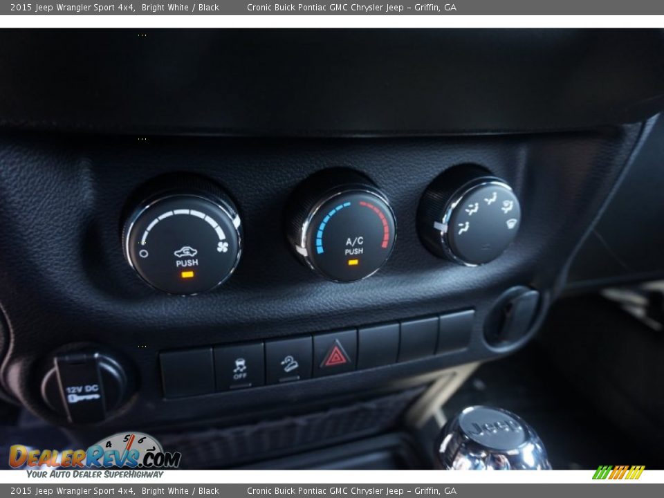 2015 Jeep Wrangler Sport 4x4 Bright White / Black Photo #16