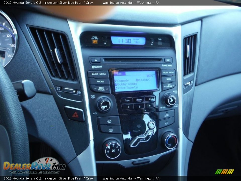 2012 Hyundai Sonata GLS Iridescent Silver Blue Pearl / Gray Photo #16