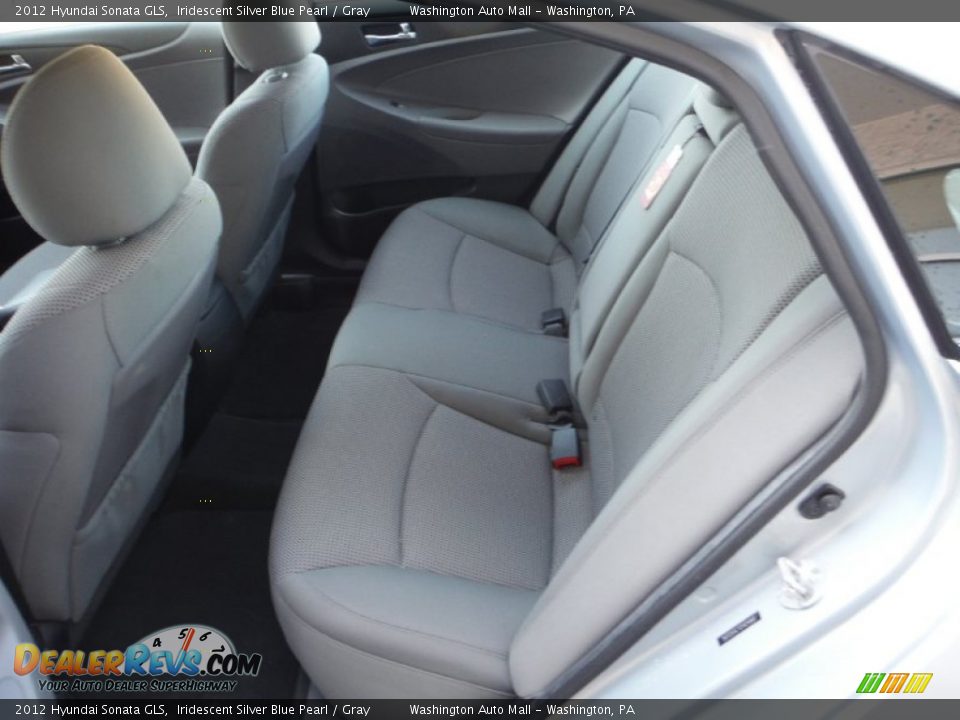 2012 Hyundai Sonata GLS Iridescent Silver Blue Pearl / Gray Photo #17
