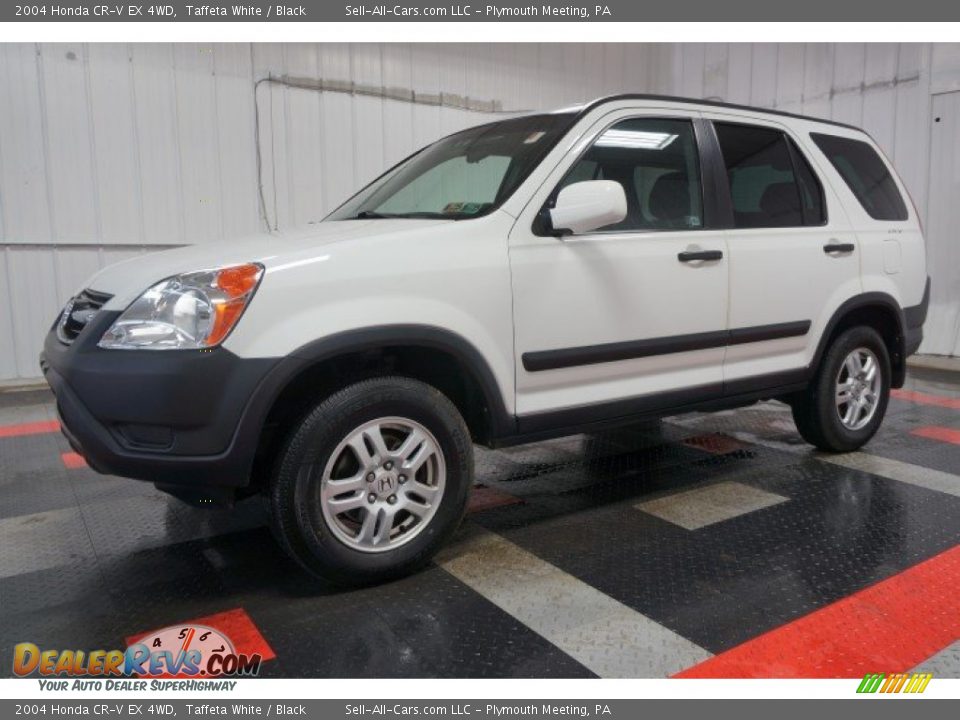 2004 Honda CR-V EX 4WD Taffeta White / Black Photo #2