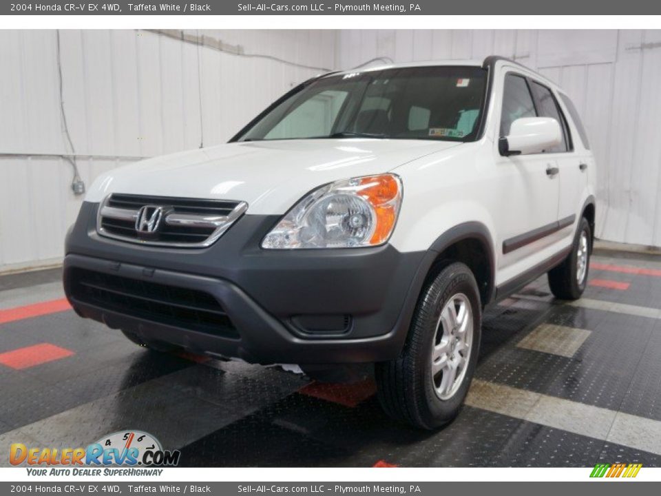 2004 Honda CR-V EX 4WD Taffeta White / Black Photo #3