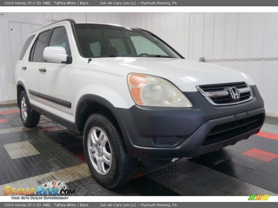 2004 Honda CR-V EX 4WD Taffeta White / Black Photo #5