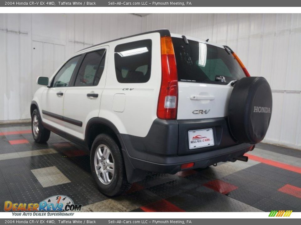 2004 Honda CR-V EX 4WD Taffeta White / Black Photo #10