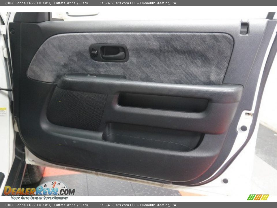 2004 Honda CR-V EX 4WD Taffeta White / Black Photo #17