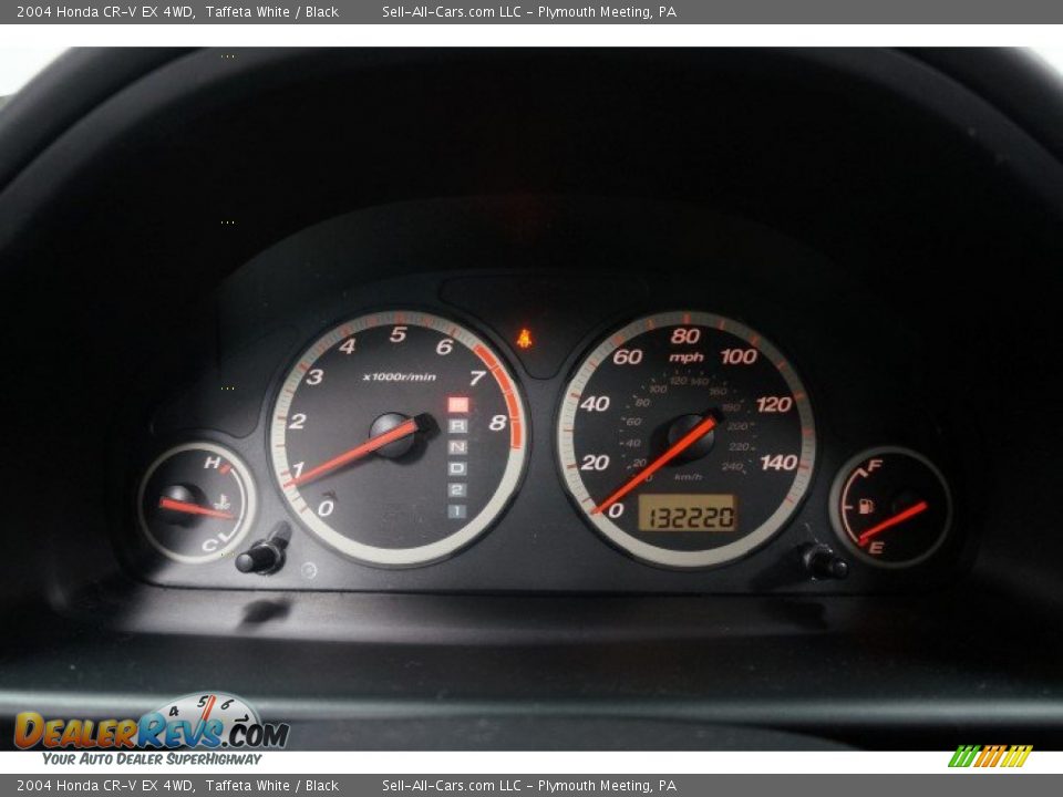 2004 Honda CR-V EX 4WD Taffeta White / Black Photo #24