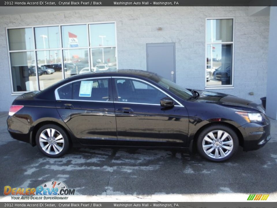 2012 Honda Accord EX Sedan Crystal Black Pearl / Black Photo #2
