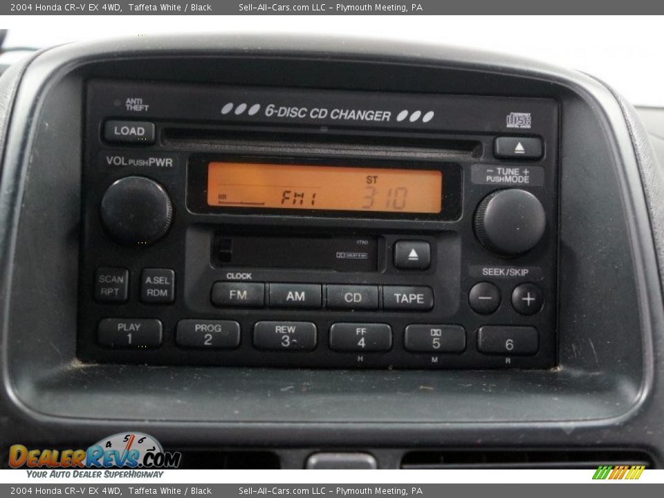 2004 Honda CR-V EX 4WD Taffeta White / Black Photo #28