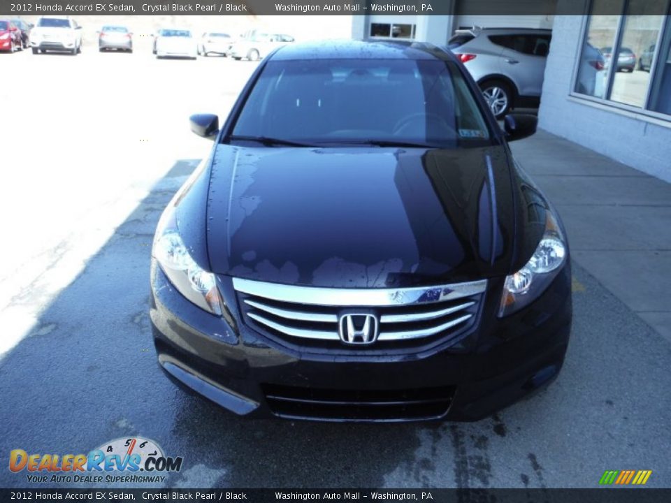 2012 Honda Accord EX Sedan Crystal Black Pearl / Black Photo #4