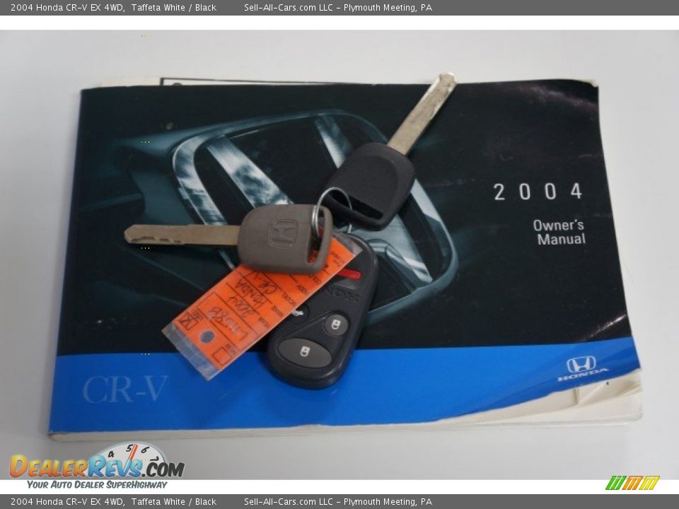 2004 Honda CR-V EX 4WD Taffeta White / Black Photo #30