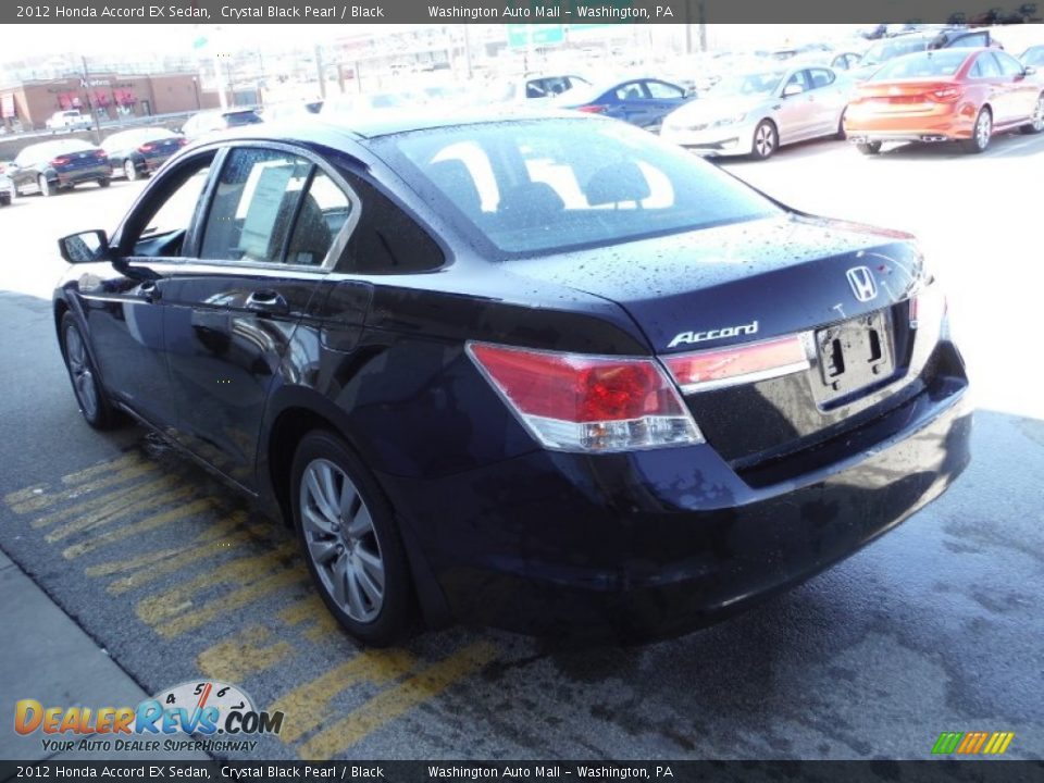 2012 Honda Accord EX Sedan Crystal Black Pearl / Black Photo #6