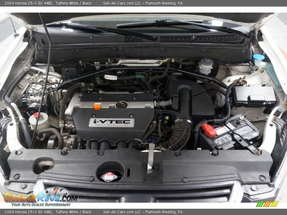 2004 Honda CR-V EX 4WD Taffeta White / Black Photo #31
