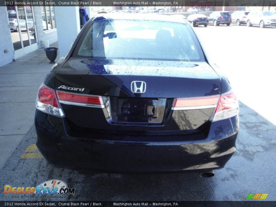 2012 Honda Accord EX Sedan Crystal Black Pearl / Black Photo #7